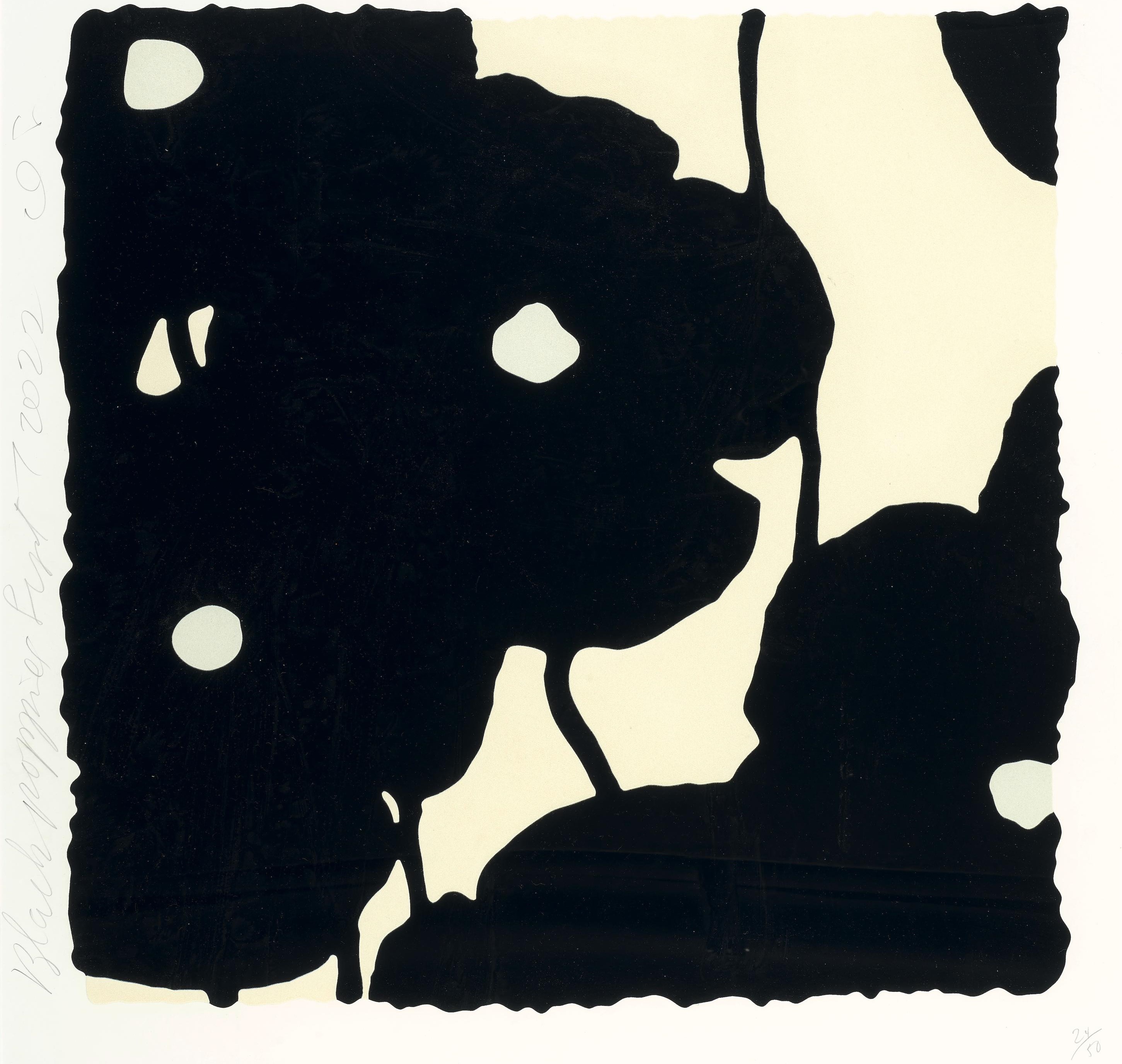 Donald Sultan - Black Poppies, Sept 7, 2022