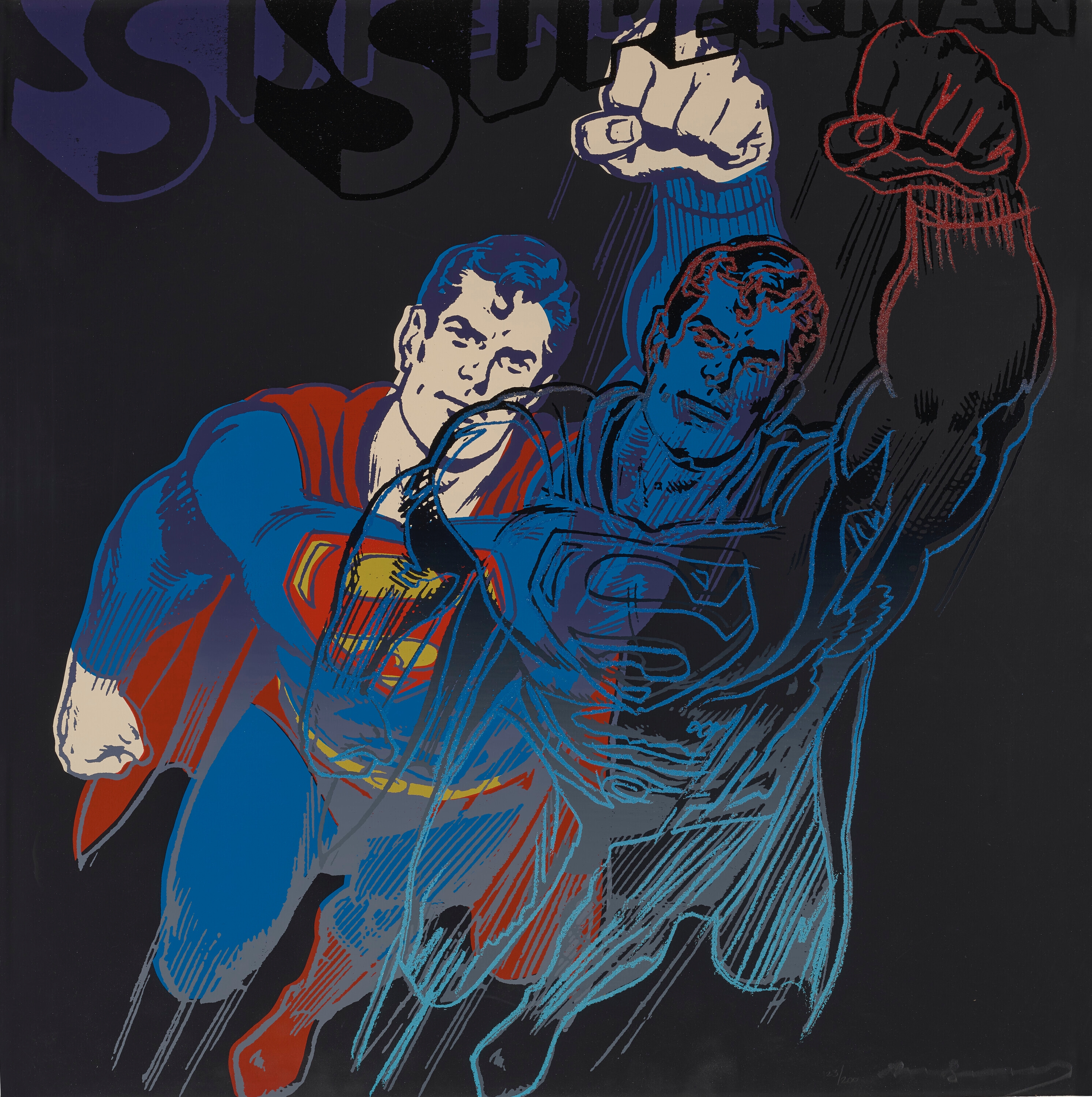 Andy Warhol - Superman, from Myths