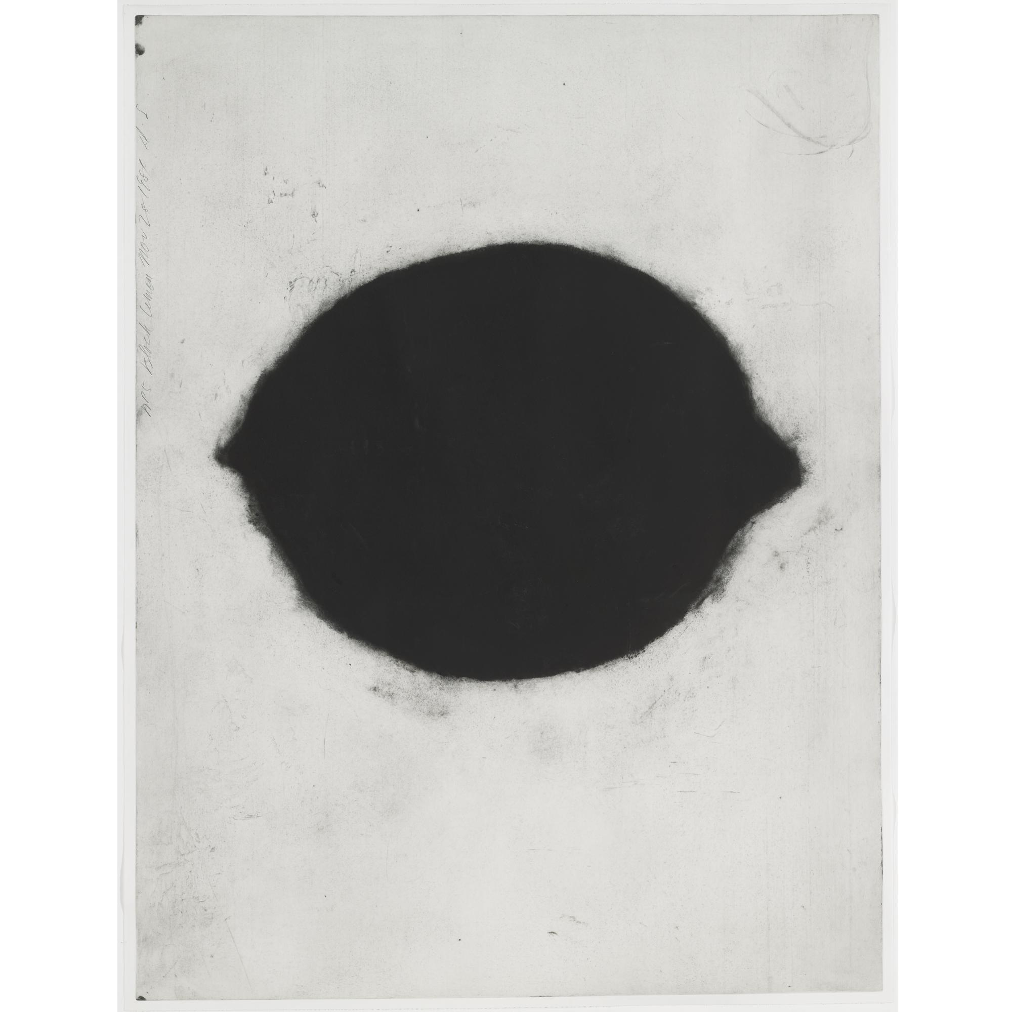 Donald Sultan - Black Lemon, Nov. 28, 1984