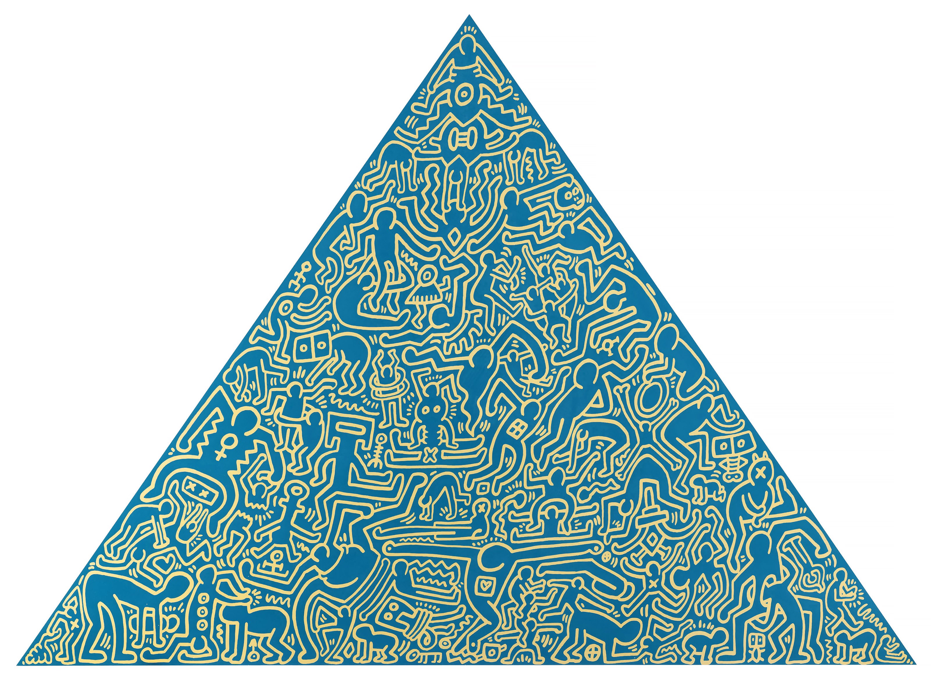 Keith Haring - Pyramids : one print