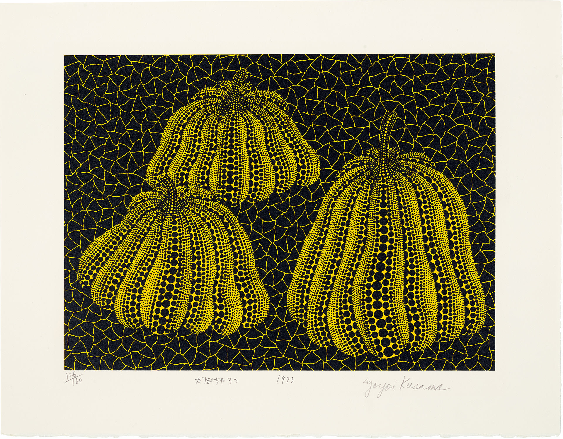 Yayoi Kusama - Three Pumpkins (K. 186)