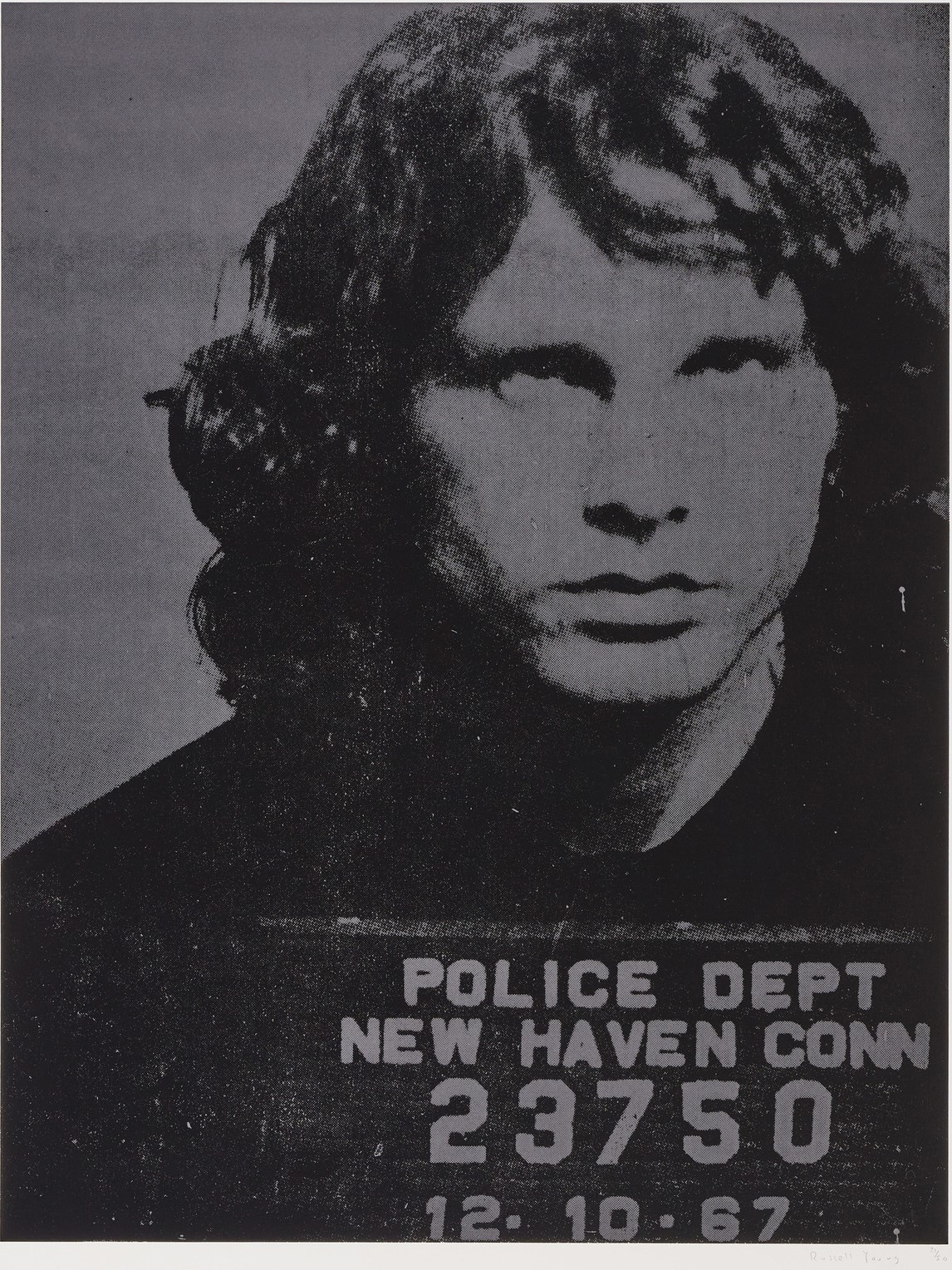 Russell Young - Jim Morrison (from Pig Portraits series)