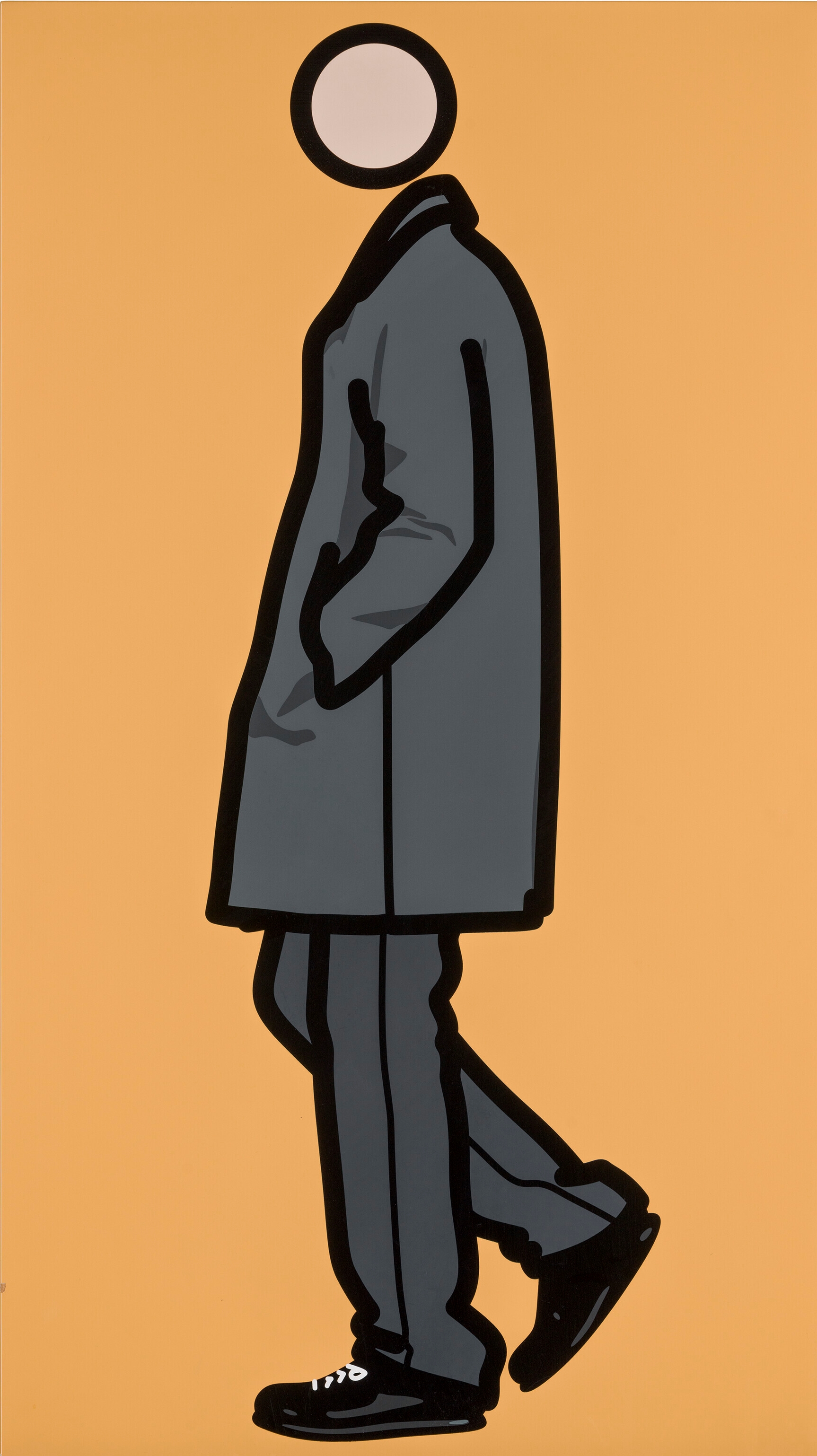 Julian Opie - Jeremy Walking in Coat (2)