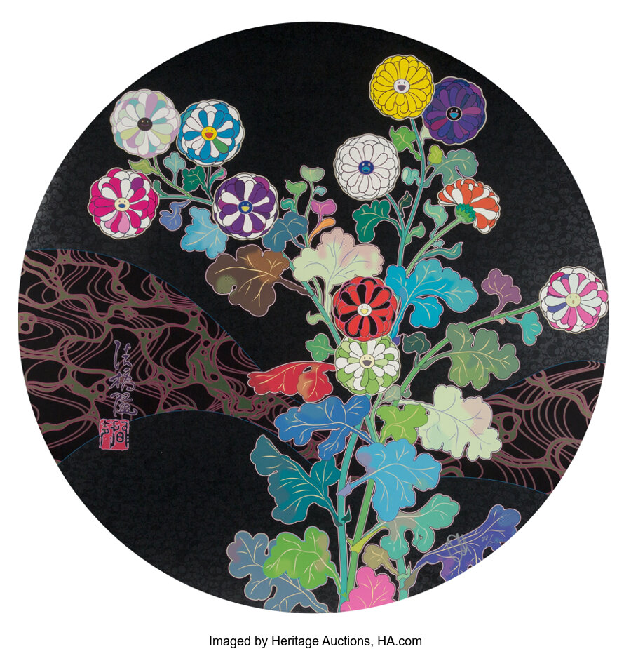 Takashi Murakami - Kansei: Wildflowers Glowing in the Night