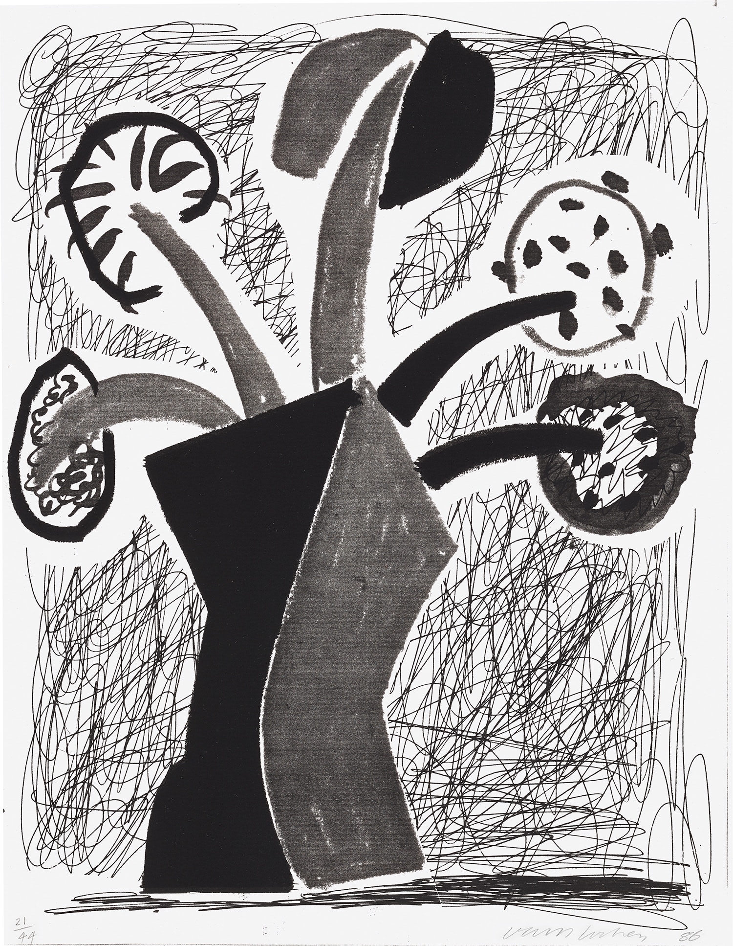 David Hockney - Growing, June 1986 (M.C.A.T. 315)