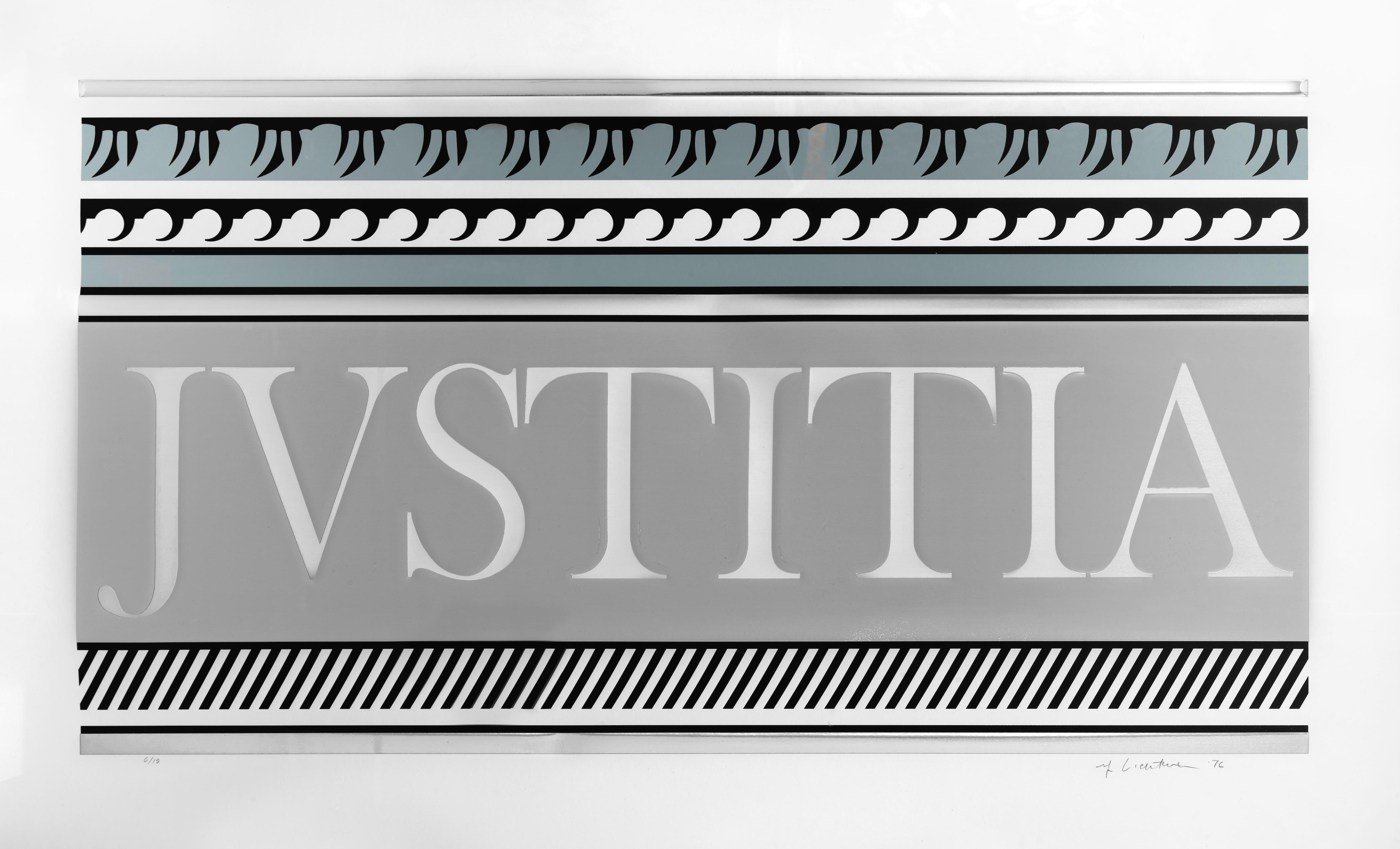 Roy Lichtenstein - Entablature XA, from Entablature Series (Corlett 148)