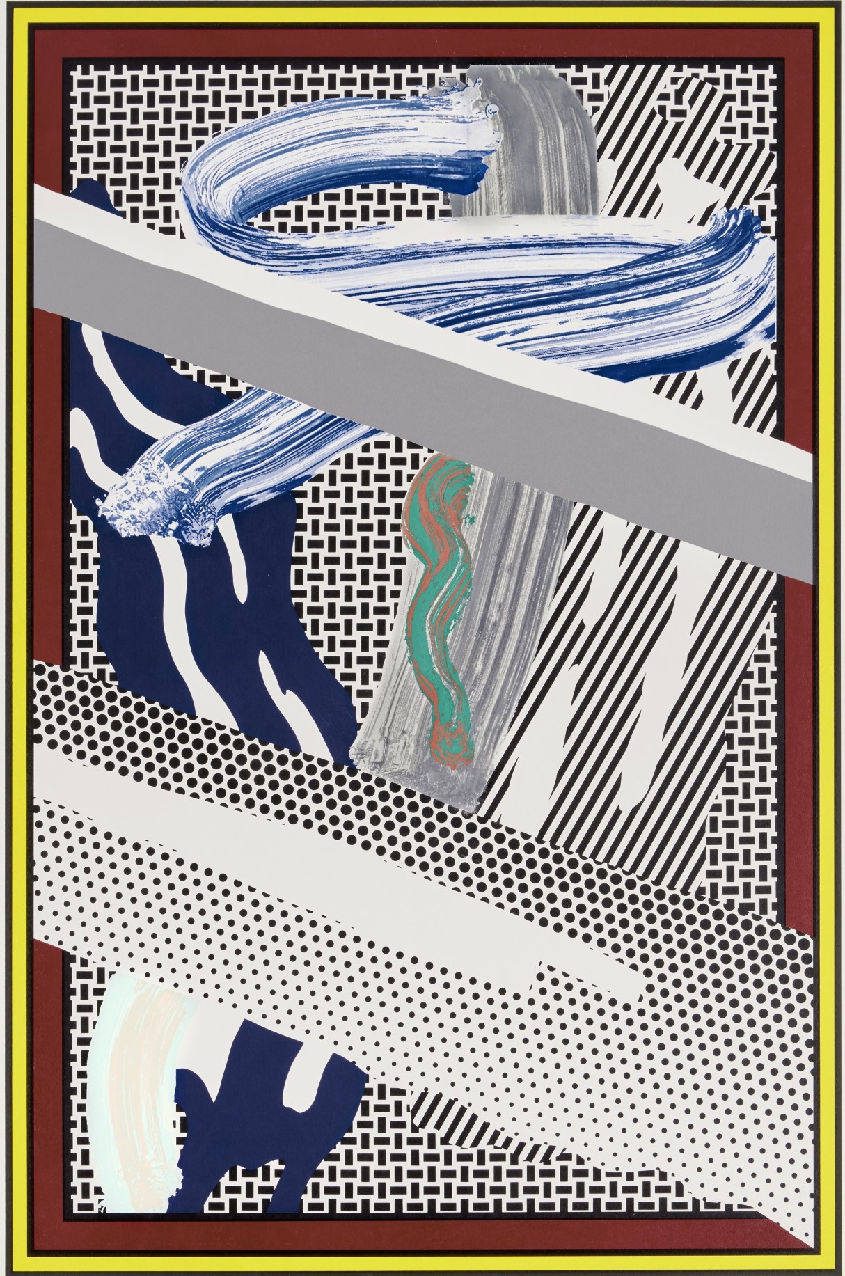 Roy Lichtenstein - Reflections on Expressionist Painting, from The Carnegie Hall 100th Anniversary Portfolio (Corlett 255;...