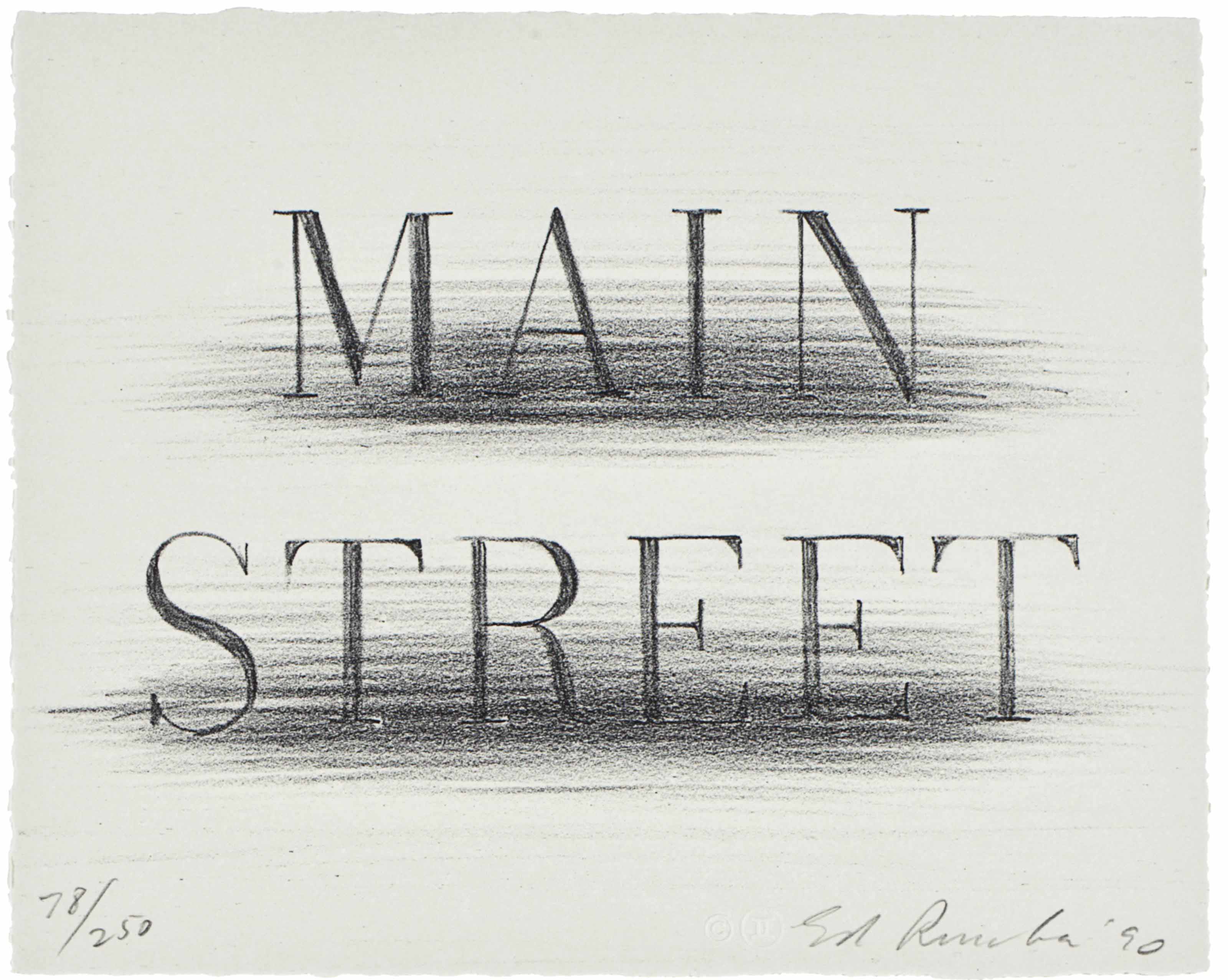 Ed Ruscha - Main Street