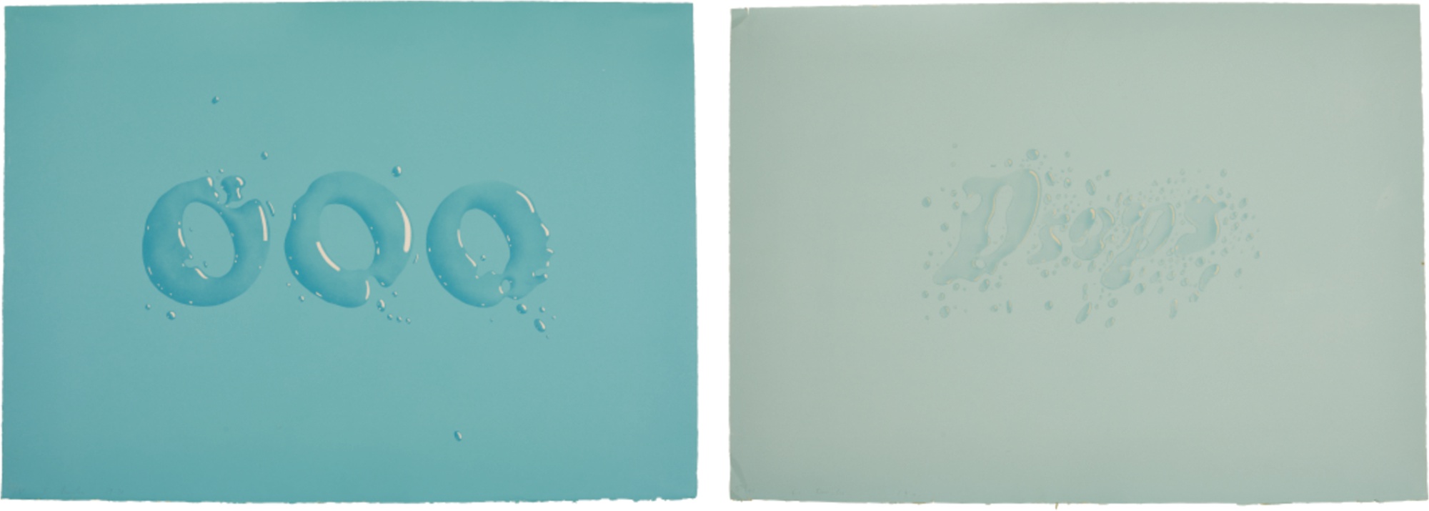 Ed Ruscha - OOO; and Drops