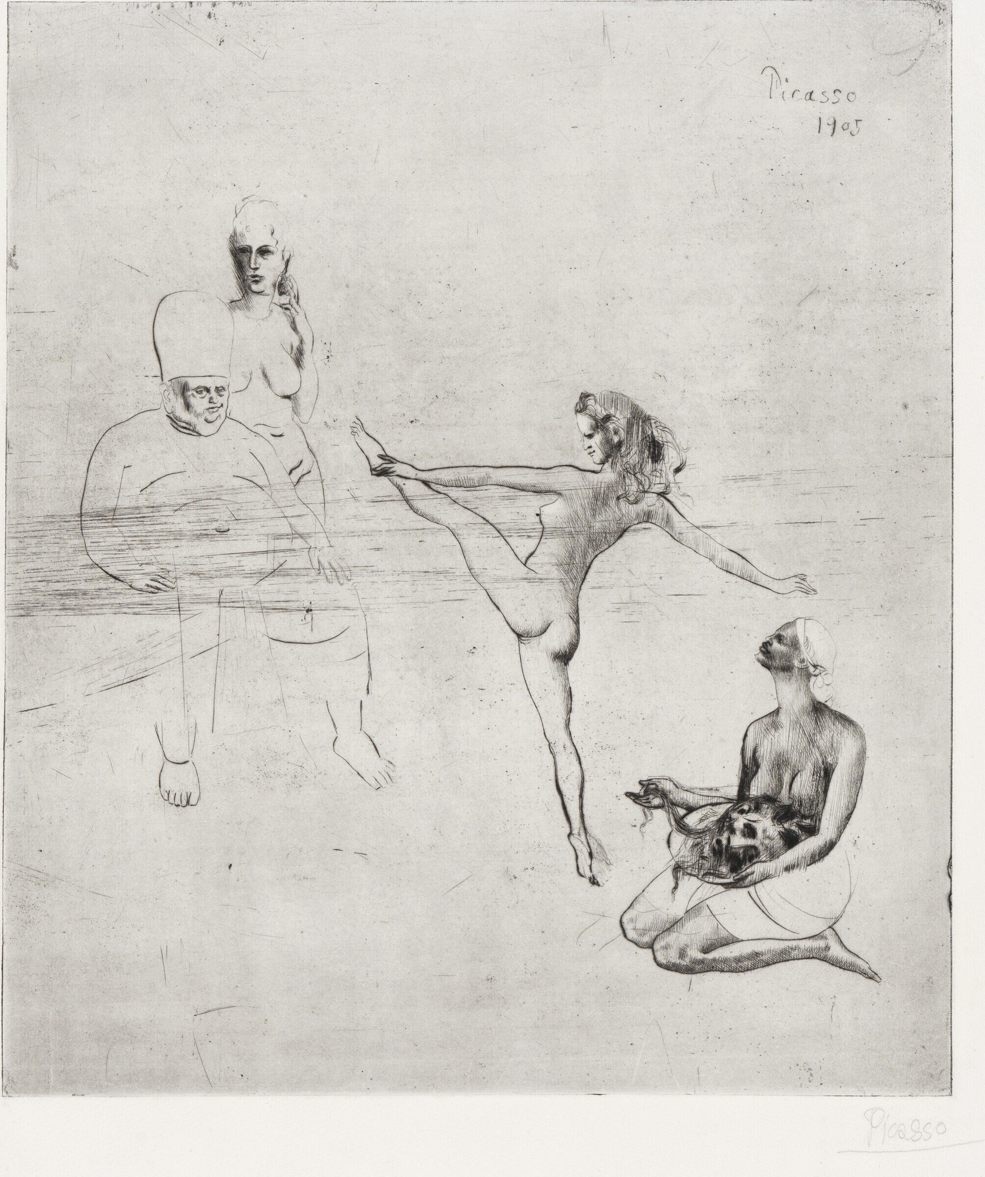 Pablo Picasso - Salomé, from: La Suite des Saltimbanques