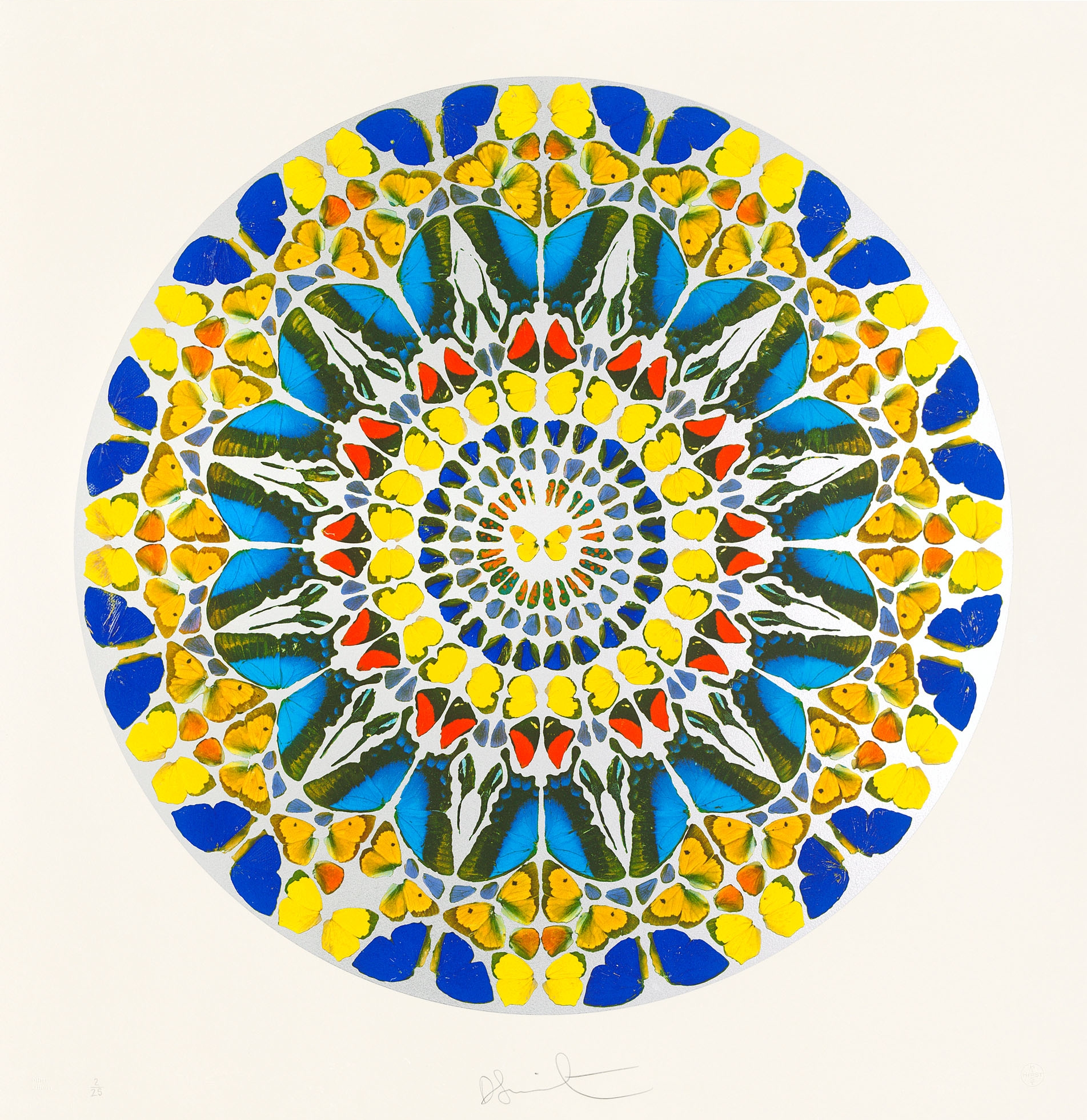 Damien Hirst - Confitebor Tibi, from the series: Psalm