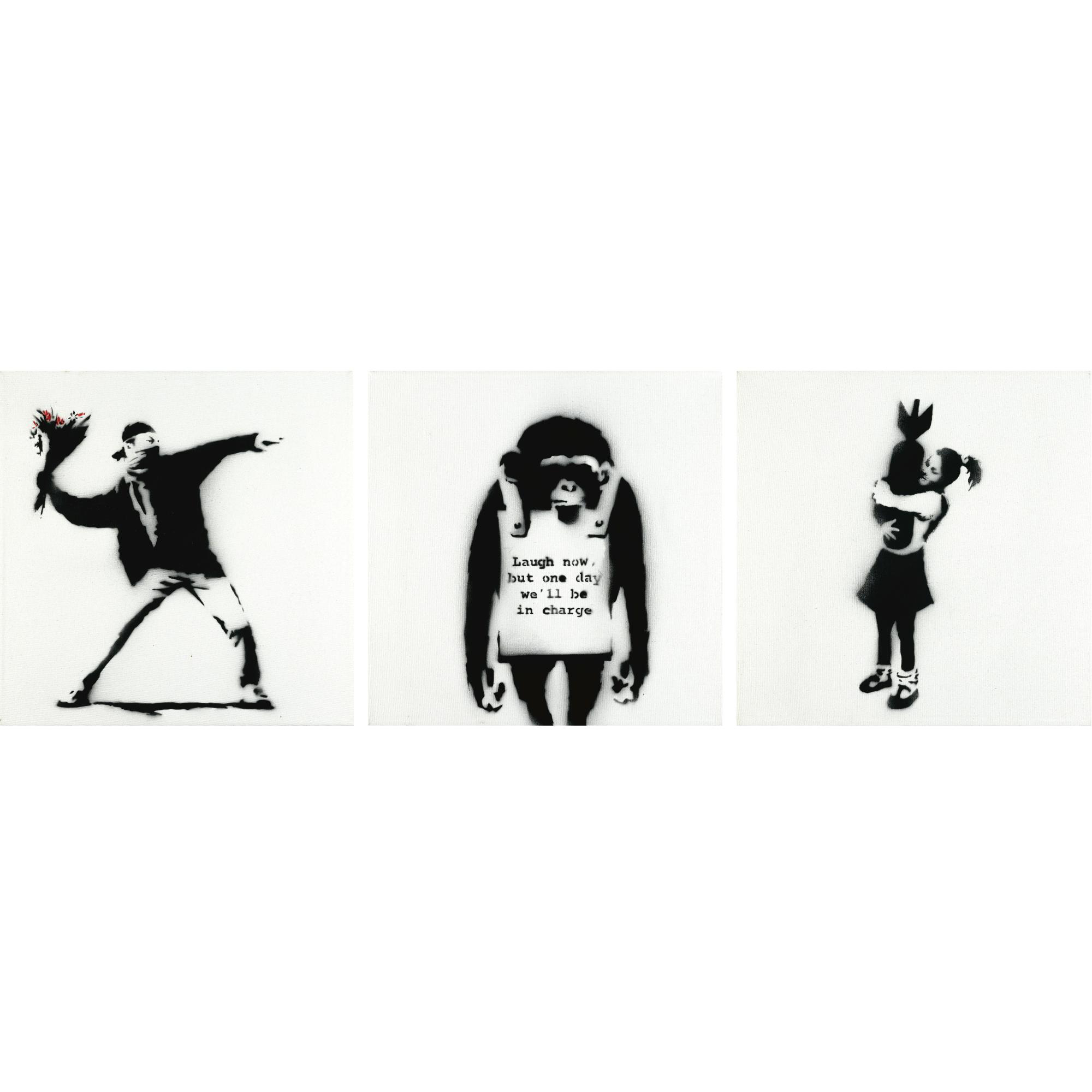 Banksy - LAUGH NOW