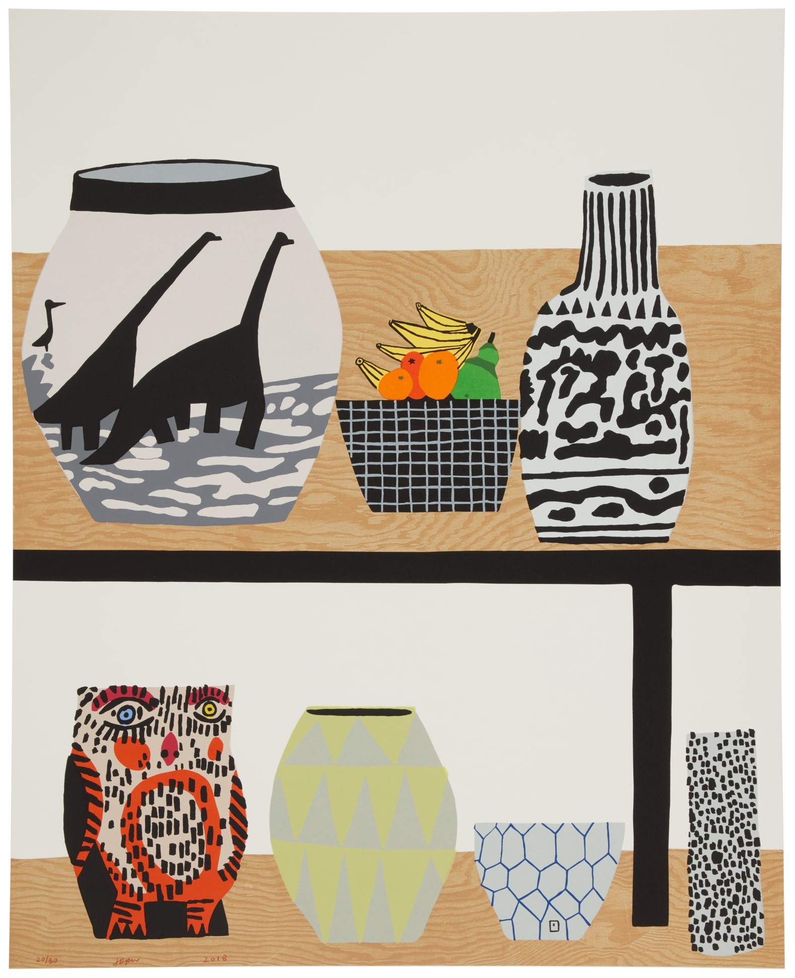 Jonas Wood - Shelf Still Life