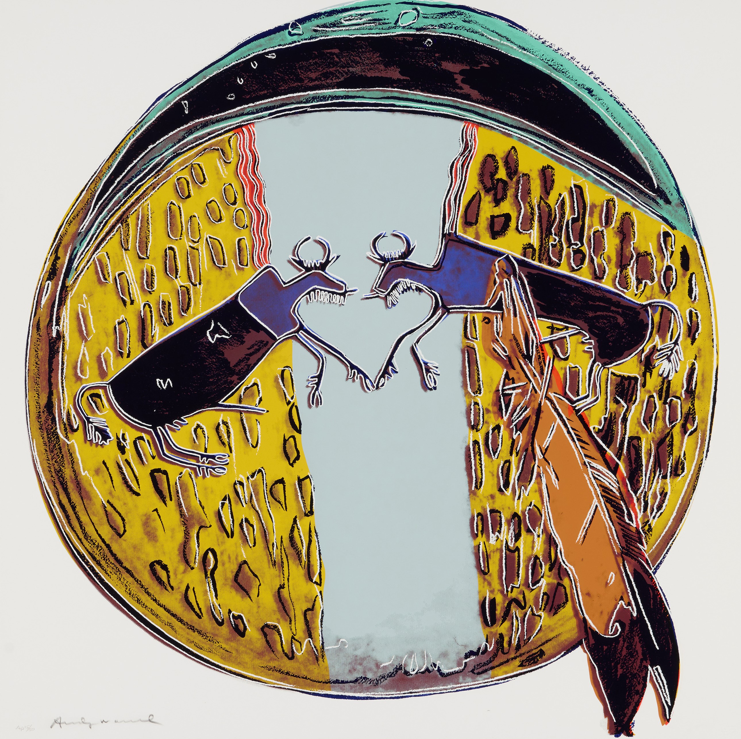 Andy Warhol - Plains Indian Shield (from the Cowboys and Indians series)