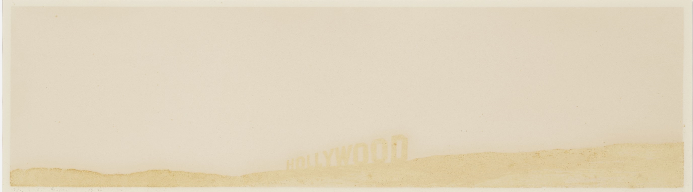 Ed Ruscha - Pepto-Caviar Hollywood