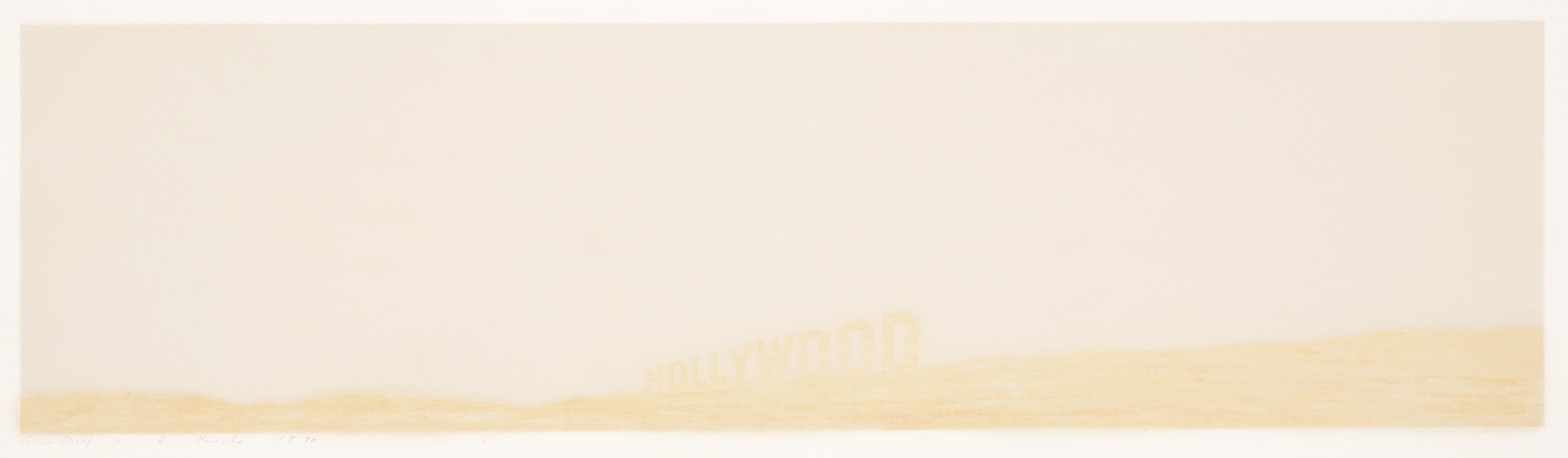 Ed Ruscha - Pepto-Caviar Hollywood (C. p. 338, E. 42)