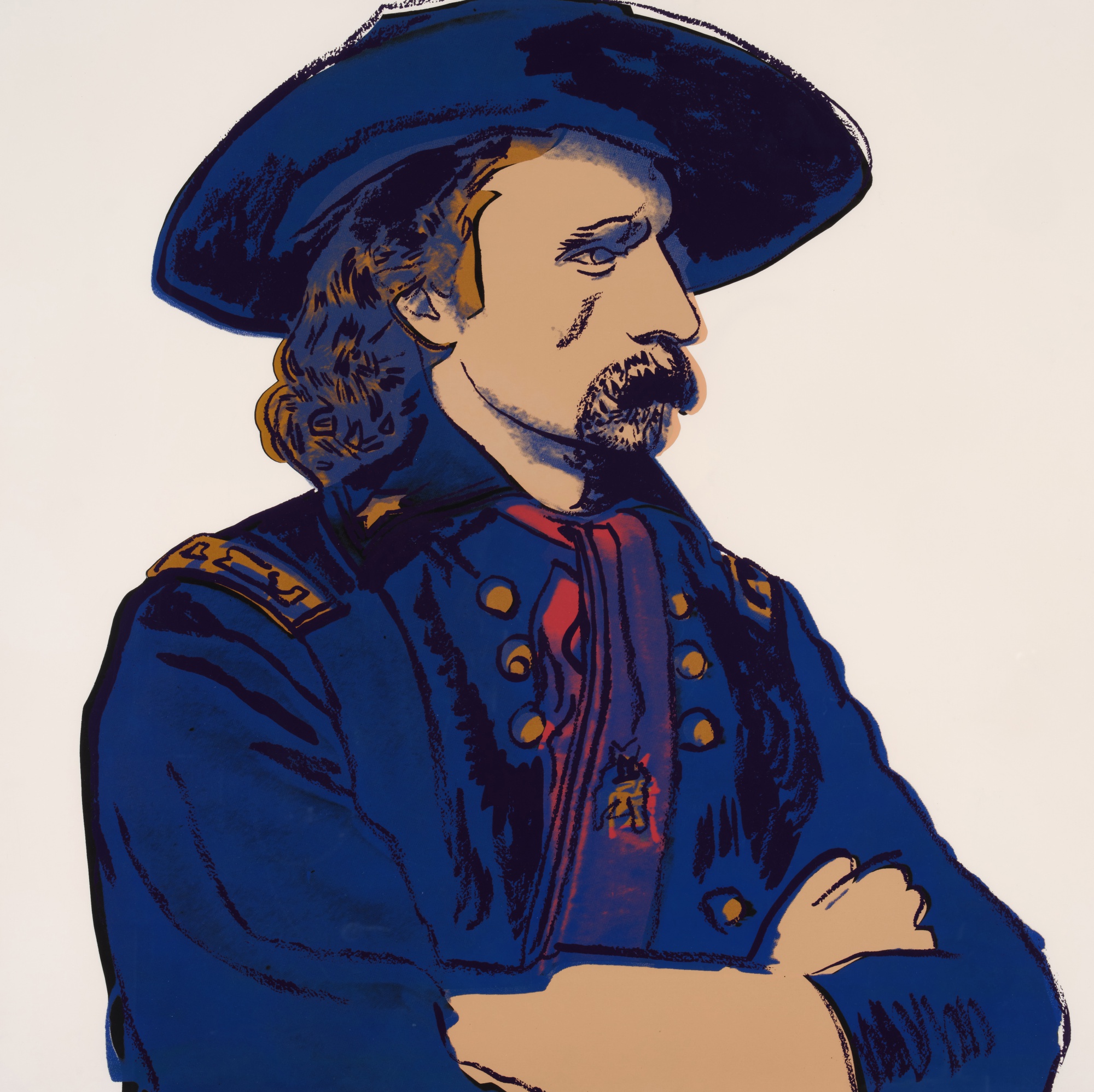 Andy Warhol - General Custer, from Cowboys and Indians (see Feldman & Schellmann IIB.379)