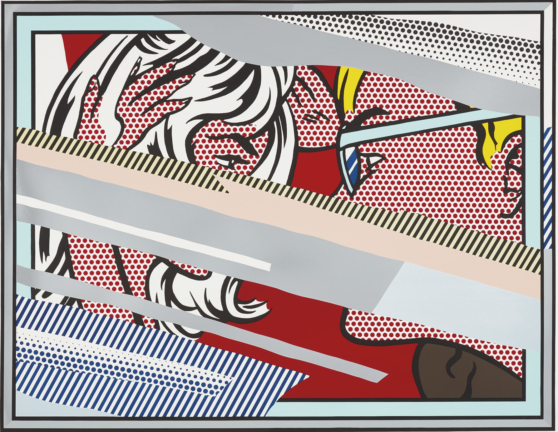 Roy Lichtenstein - Reflections on Conversation, from Reflections Series