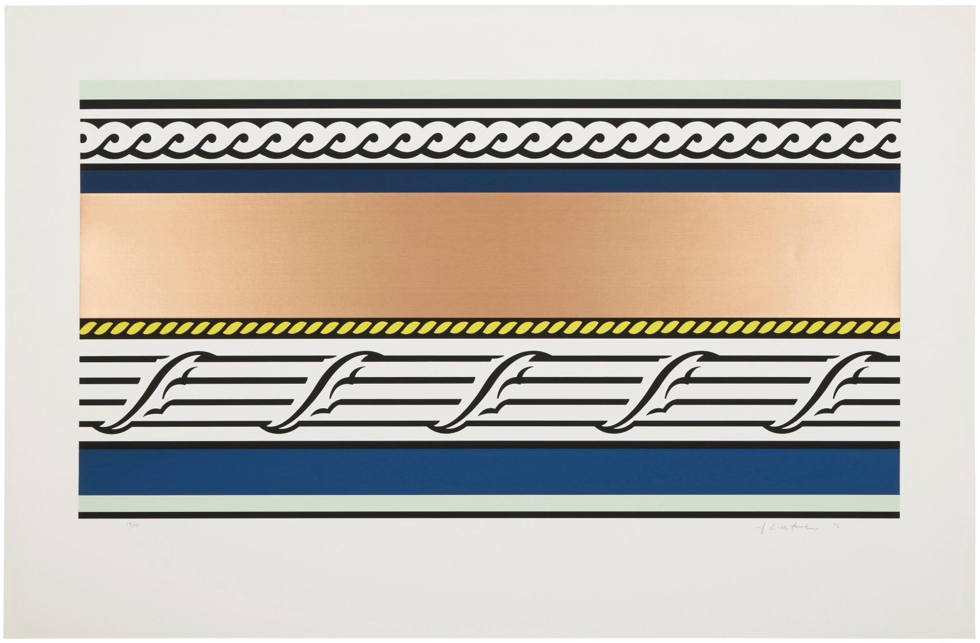 Roy Lichtenstein - Entablature IV