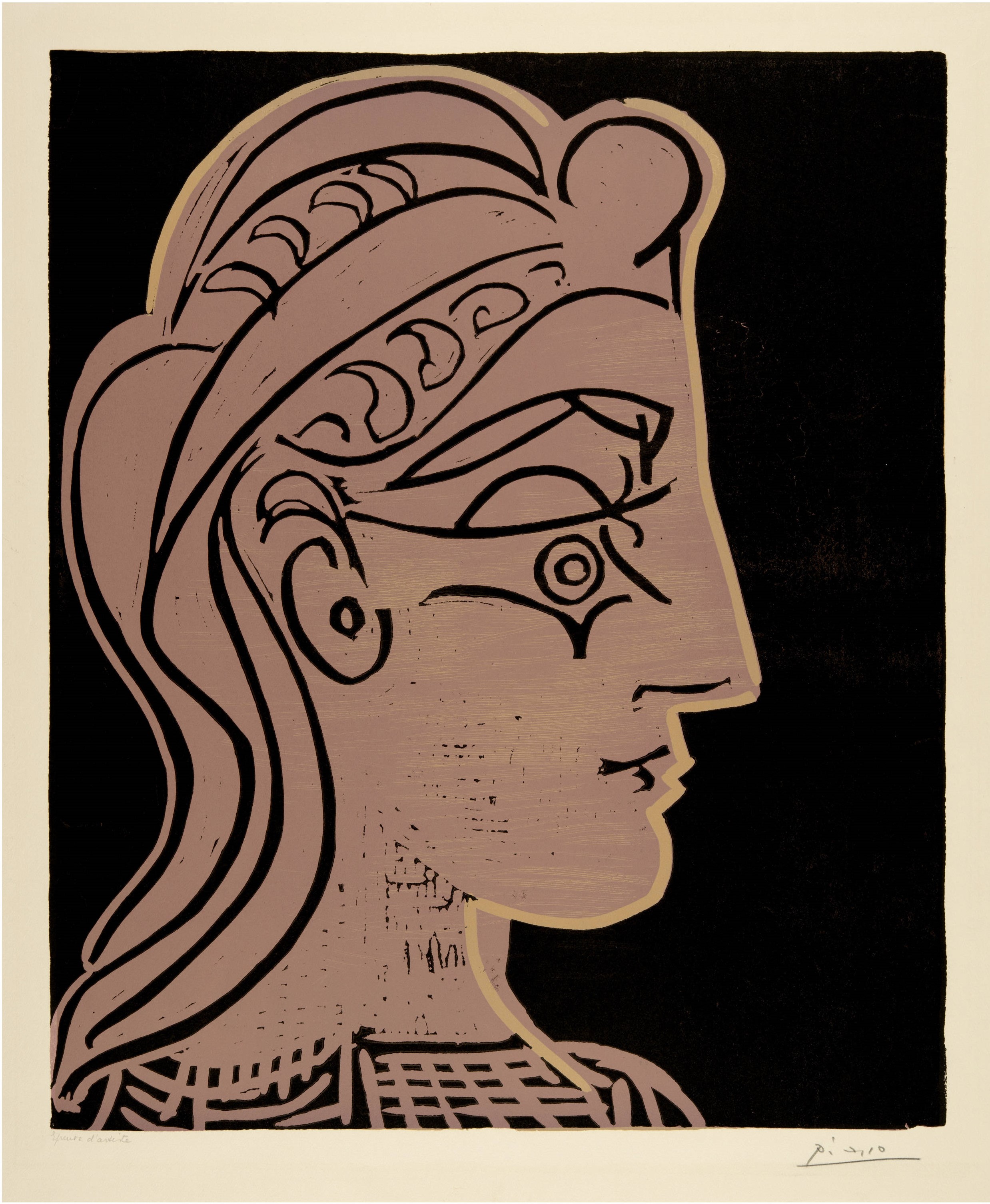 Pablo Picasso - Tête de femme de profil