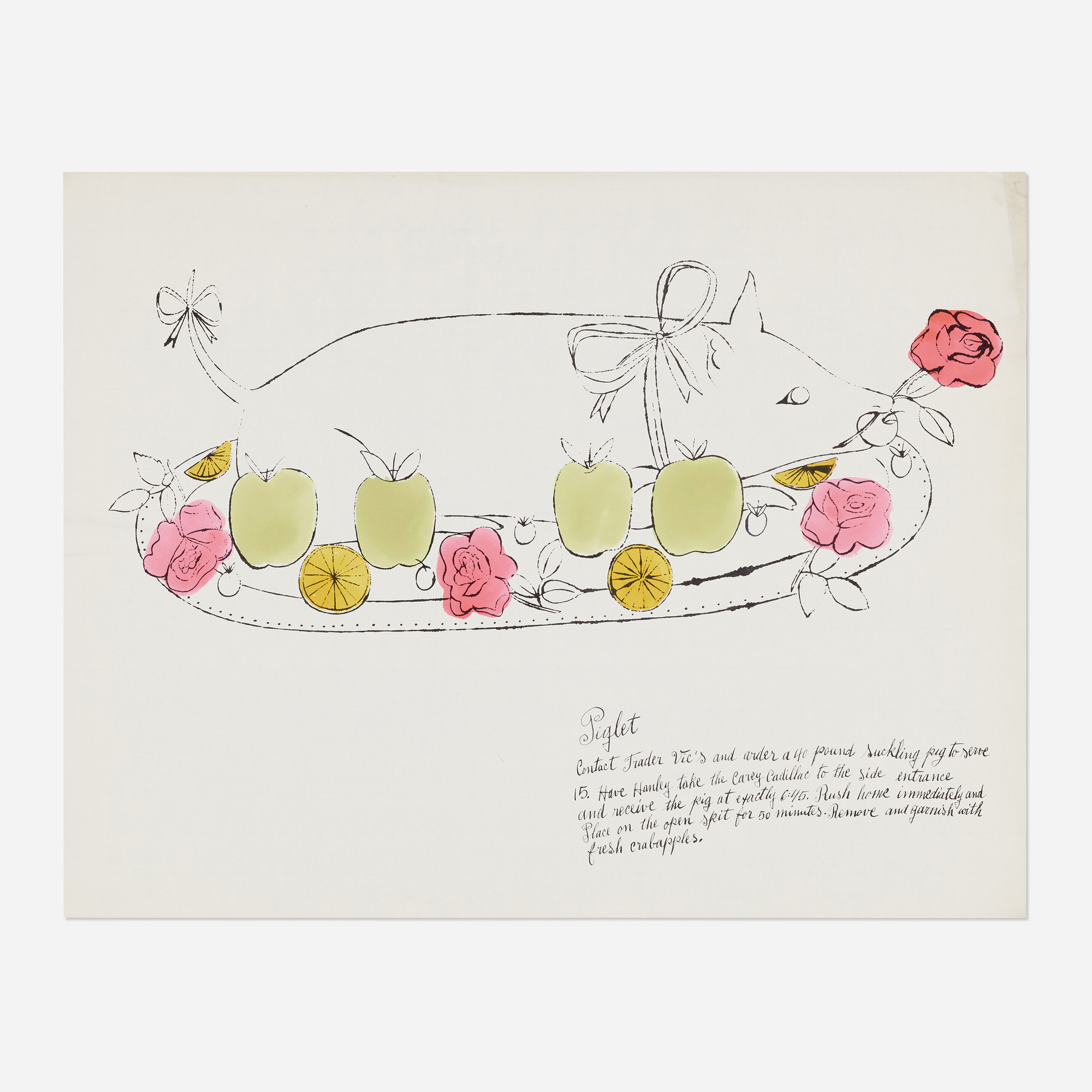 Andy Warhol - Piglet (Wild Raspberries)
