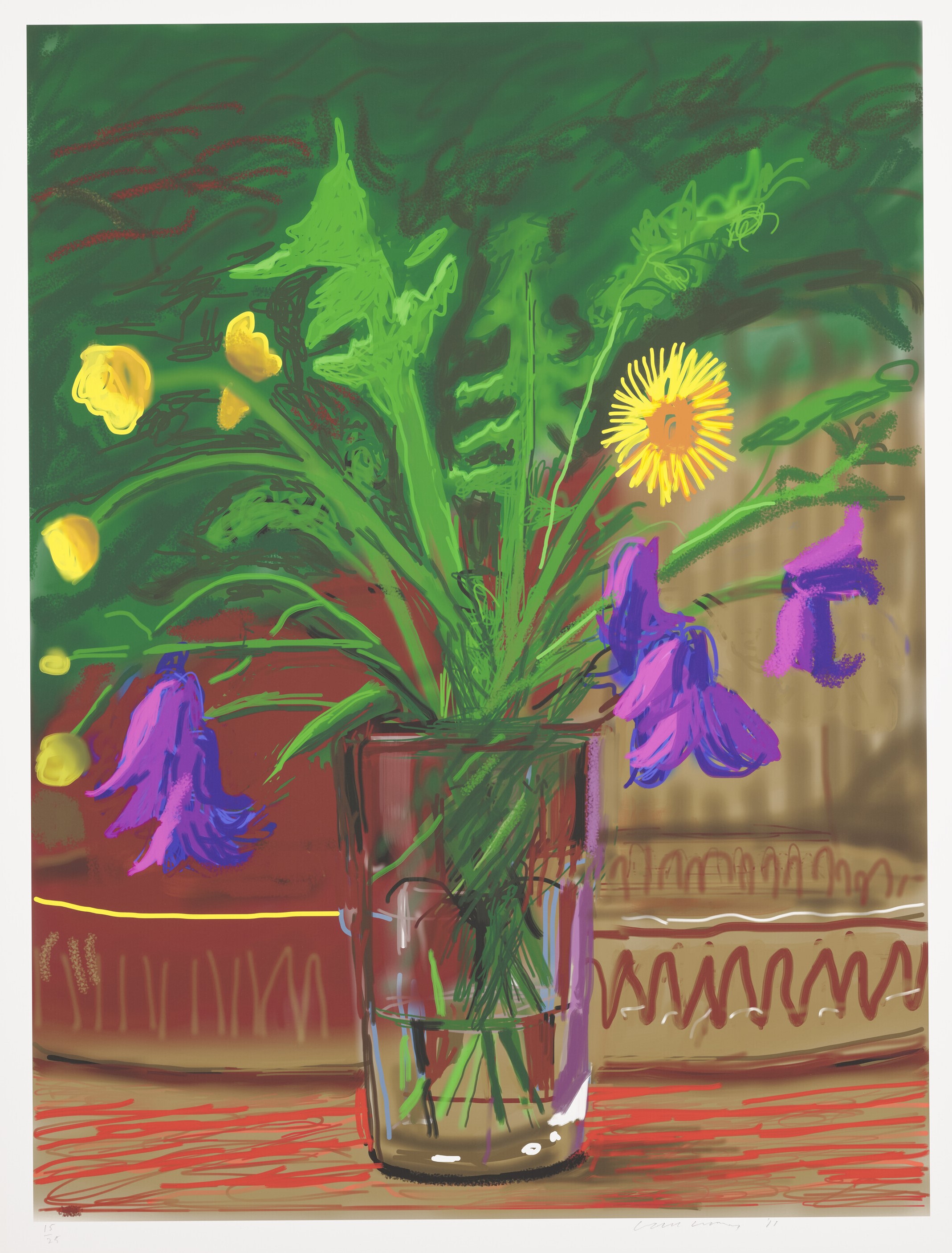 David Hockney - Dandelions