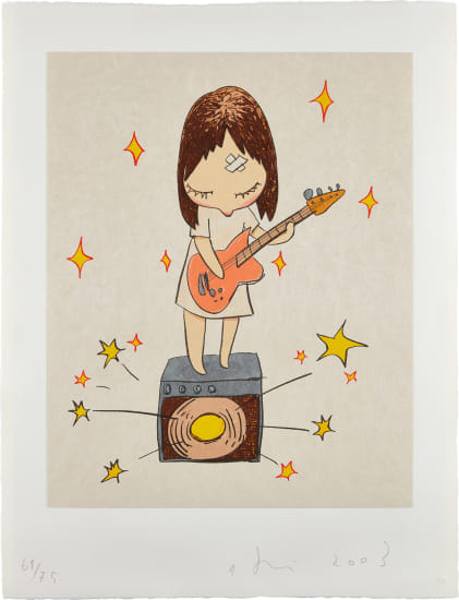 Yoshitomo Nara - Guitar Girl