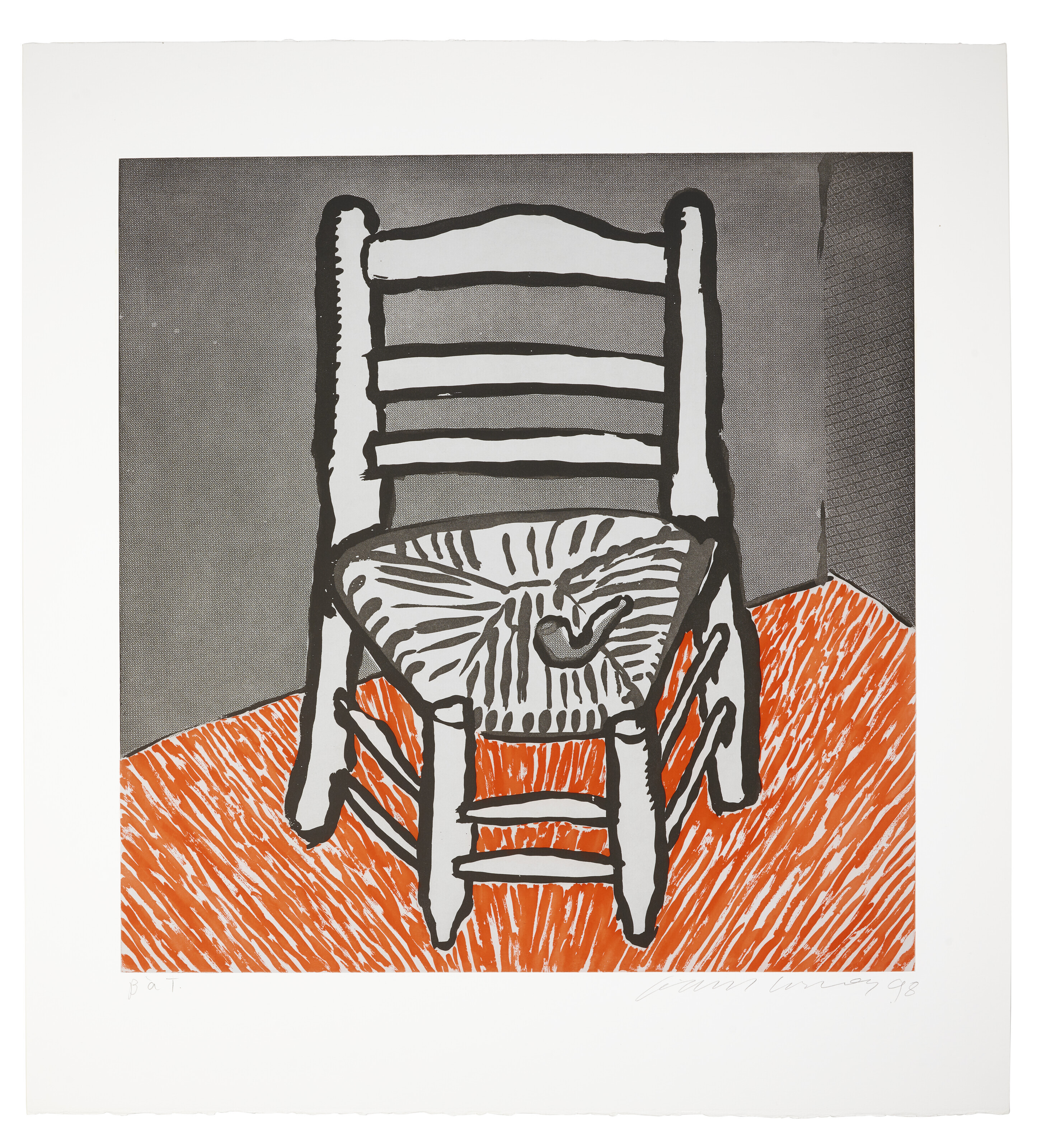 David Hockney - Van Gogh Chair (White)